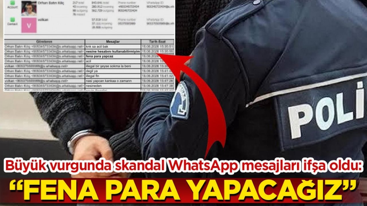 Büyük vurgunda skandal WhatsApp mesajları ifşa oldu: Fena para yapacağız