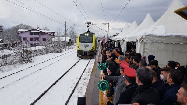 Foto - Büyükderbent tren istasyonu açıldı