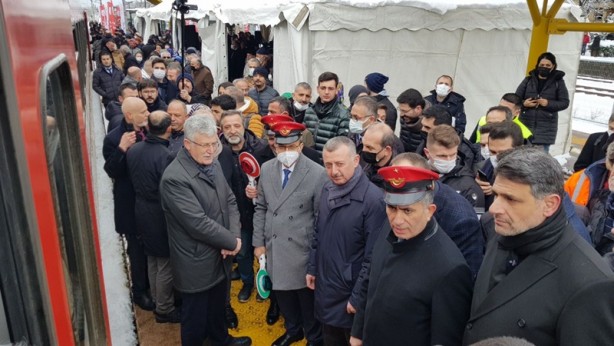 Foto - Büyükderbent tren istasyonu açıldı