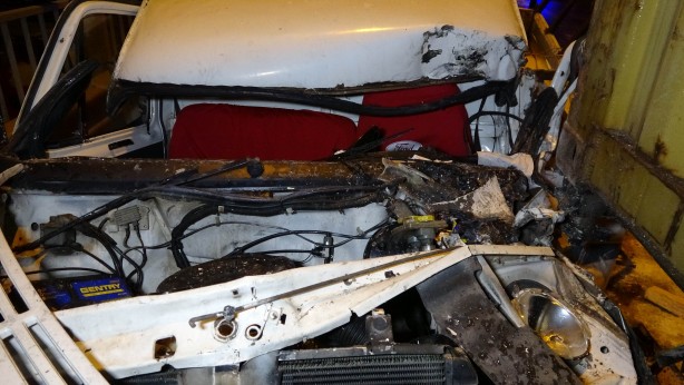 Foto - Buz pistine dönen yolda feci kaza! 15 araç birbirine girdi