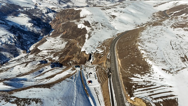 Foto - Buzla kaplanan Susuz Şelalesi havadan görüntülendi