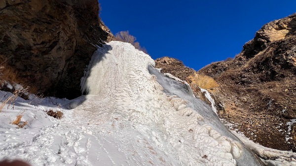 Foto - Buzla kaplanan Susuz Şelalesi havadan görüntülendi