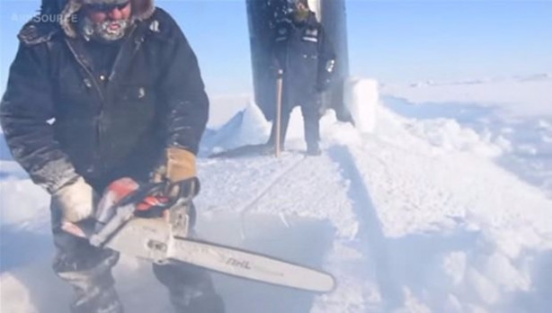 Foto - Buzların arasından çıktı