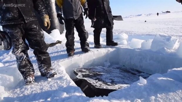 Foto - Buzların arasından çıktı