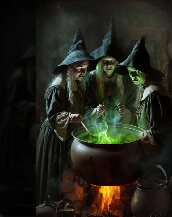 Foto - Cadılar Ritüeli, Düğümlere üfleyen büyücüler, Harut ve Marut adlı melekler