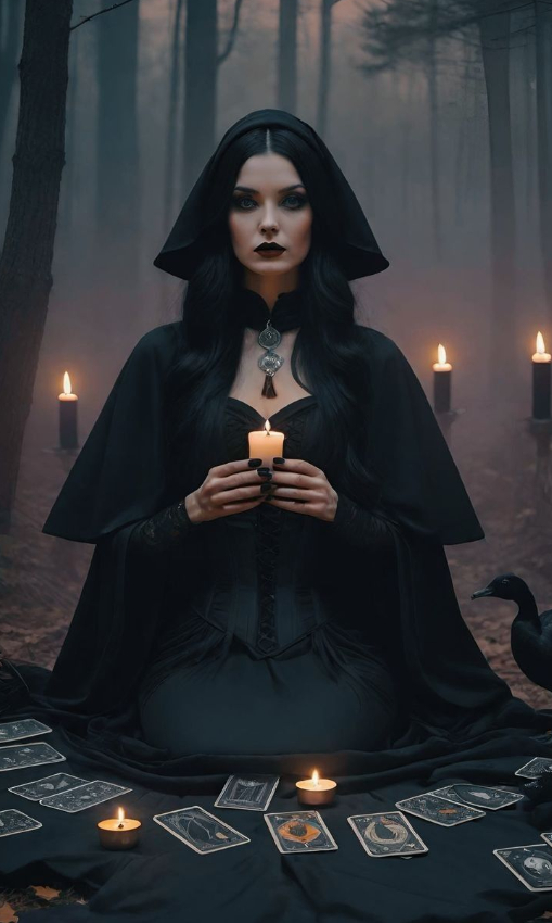 Foto - Cadılar Ritüeli, Düğümlere üfleyen büyücüler, Harut ve Marut adlı melekler