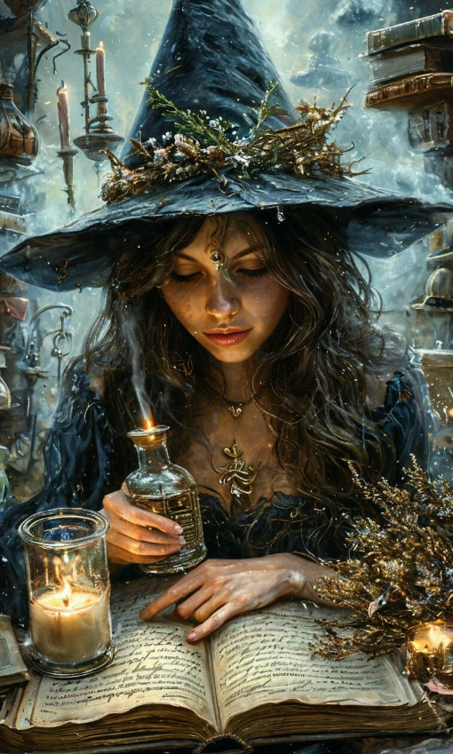 Foto - Cadılar Ritüeli, Düğümlere üfleyen büyücüler, Harut ve Marut adlı melekler