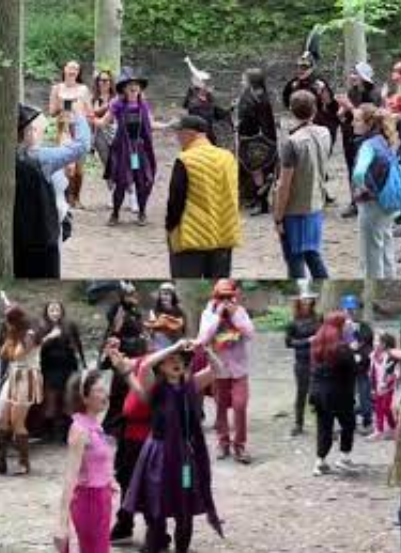 Foto - Cadılar Ritüeli, Düğümlere üfleyen büyücüler, Harut ve Marut adlı melekler