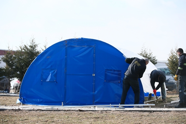 Foto - Çadır üreticileri deprem bölgesi için yoğun mesaide!