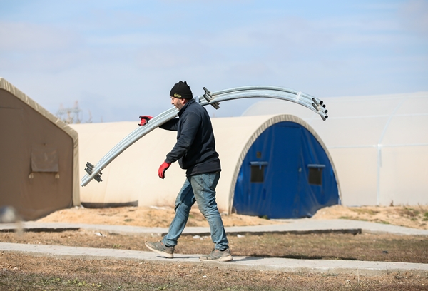 Foto - Çadır üreticileri deprem bölgesi için yoğun mesaide!