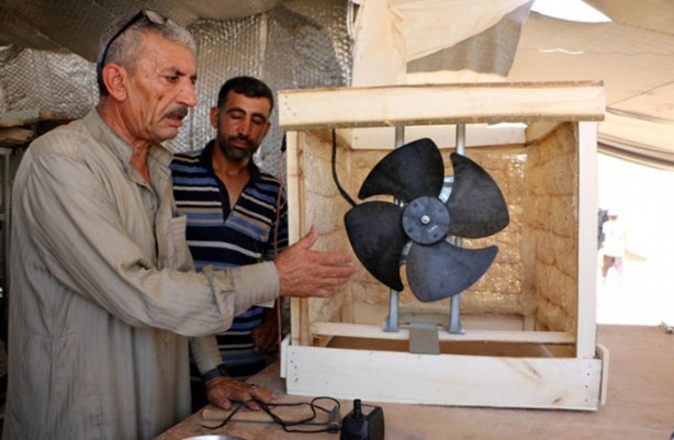 Foto - Çadırkentte icat etti, yok satıyor