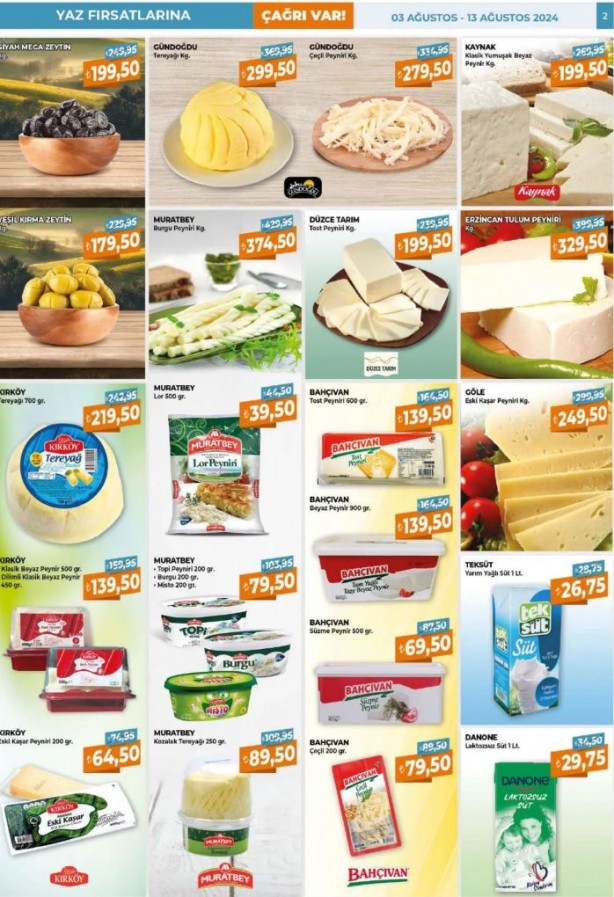 Foto - Çağrı Market'ten gıda ürünlerinde kampanya! 3-13 Ağustos 2024 Çağrı Market indirimli ürünler kataloğu