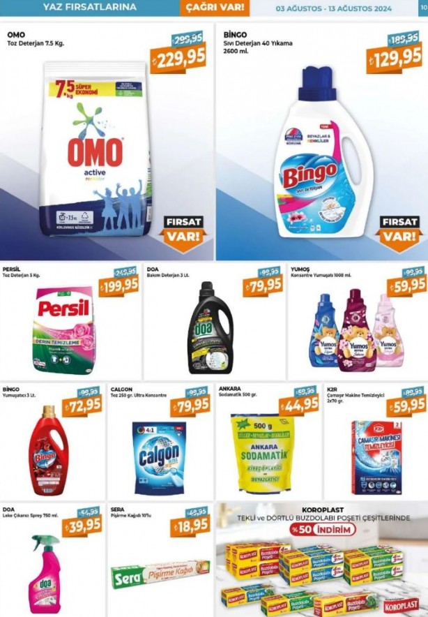Foto - Çağrı Market'ten gıda ürünlerinde kampanya! 3-13 Ağustos 2024 Çağrı Market indirimli ürünler kataloğu
