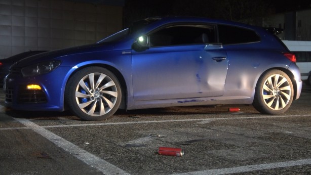 Foto - Çakmak gazı bomba gibi patladı! Otomobilin içinde yaptıkları...