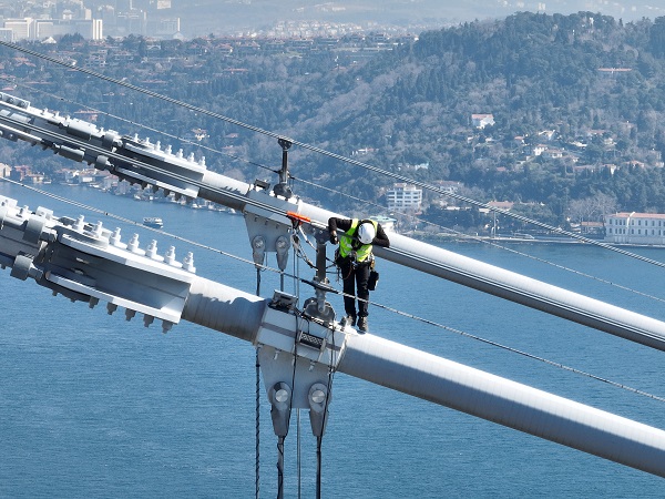 Foto - Çalışmalar havadan görüntülendi! İki kıtanın ortasında nefes kesen çalışma