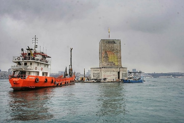 Foto - Çalışmalarda sona yaklaşıldı! İşte, Kız Kulesi'nin son hali
