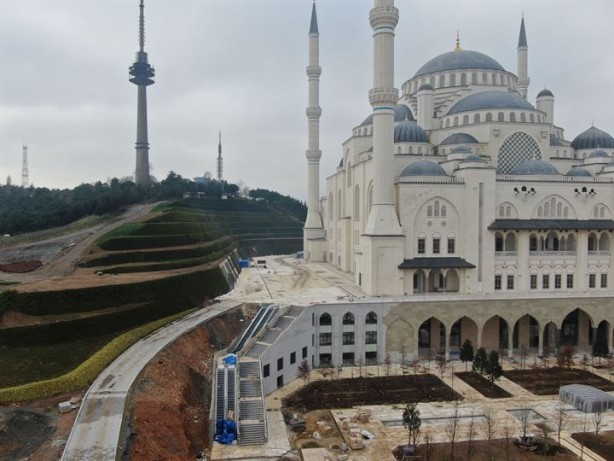 Foto - Çamlıca Camii'nde sona doğru
