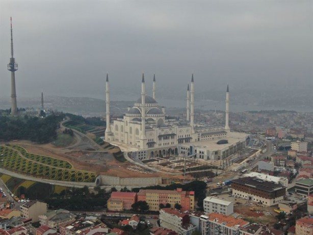Foto - Çamlıca Camii'nde sona doğru