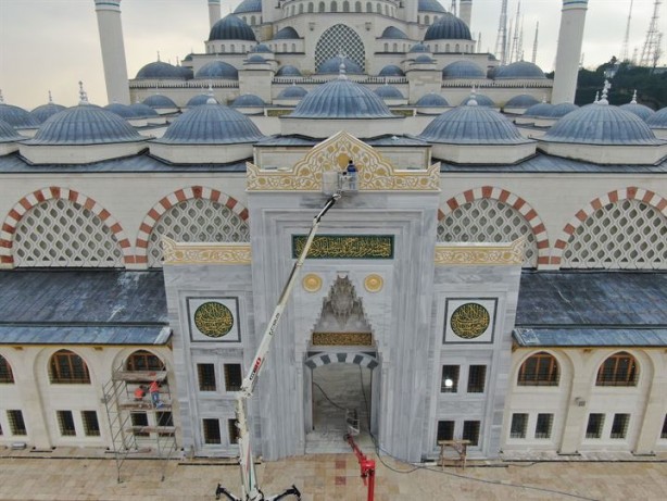 Foto - Çamlıca Camii'nde sona doğru