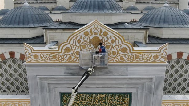 Foto - Çamlıca Camii'nde sona doğru