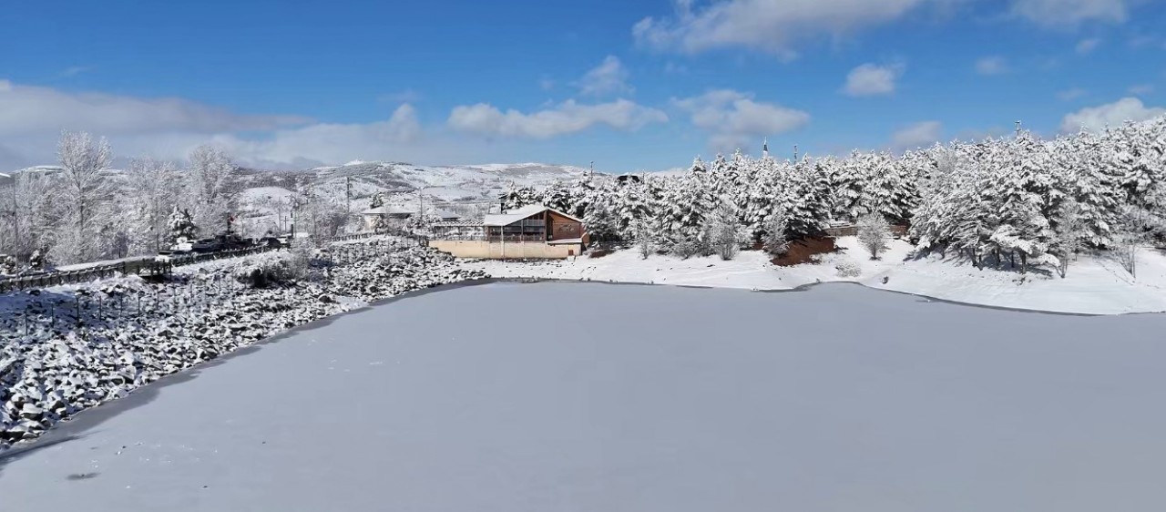 Foto - Çamlık Milli Parkı’nda Kartpostallık Kış Manzaraları