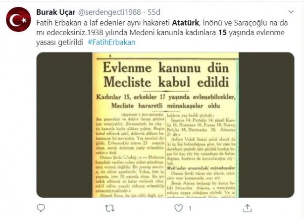 Foto - Can alıcı soru: Fatih Erbakan'a saldıranlar M. Kemal, İnönü ve Saraçoğlu'na ne diyecek?