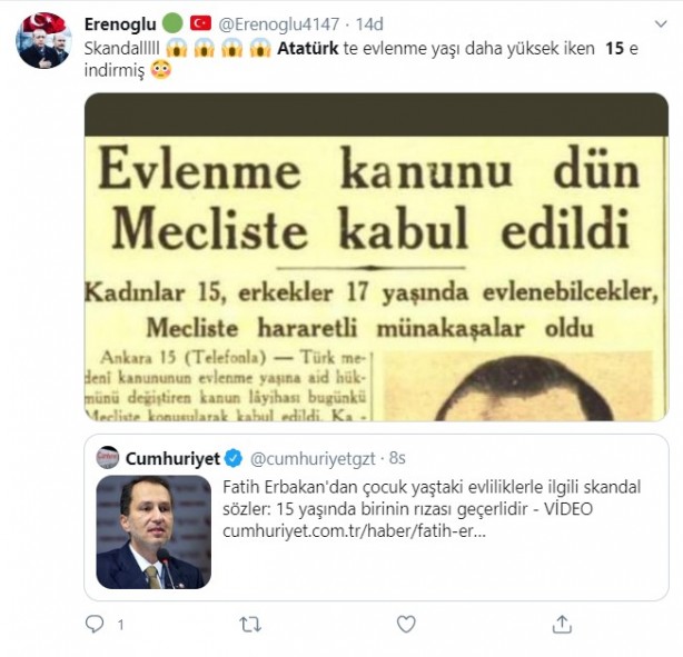 Foto - Can alıcı soru: Fatih Erbakan'a saldıranlar M. Kemal, İnönü ve Saraçoğlu'na ne diyecek?