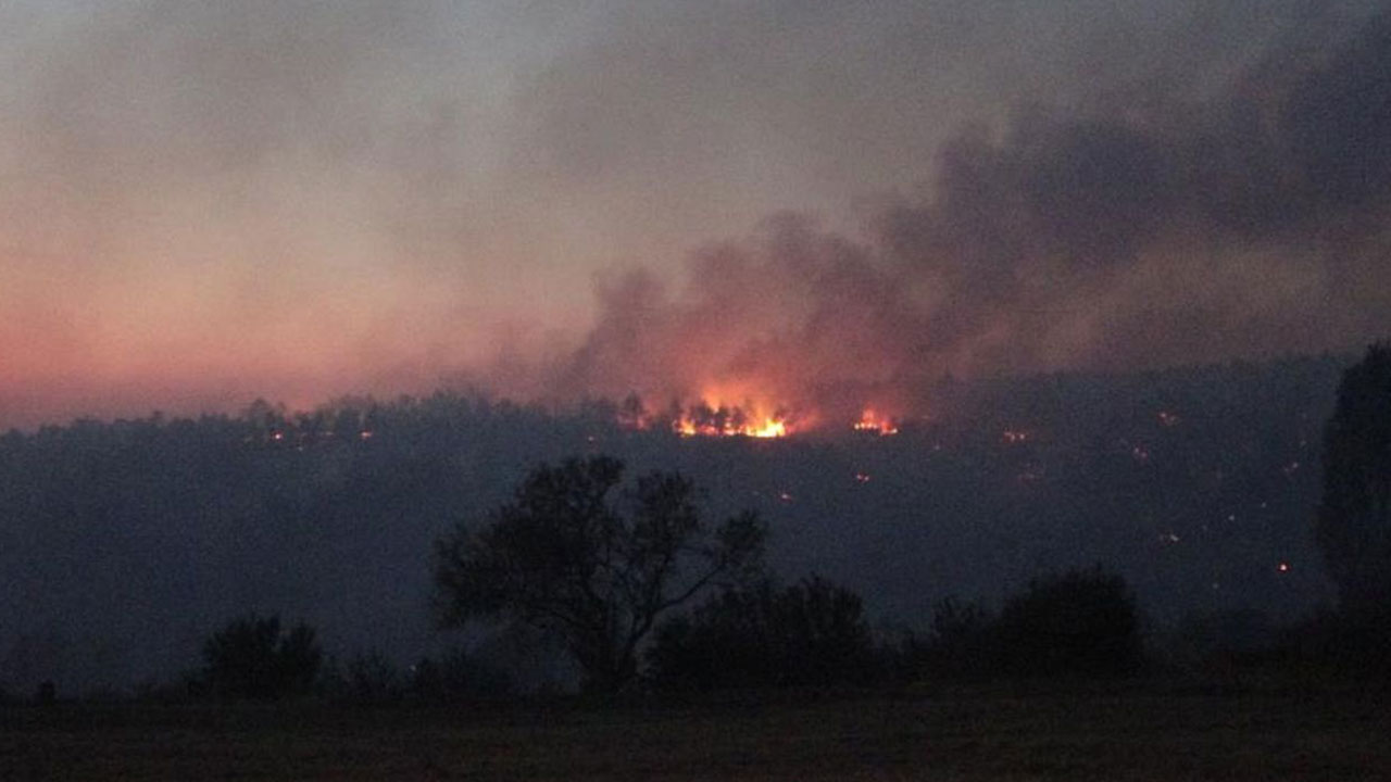 Foto - Çanakale'deki yangından saat 13.30 itibariyle haber geldi