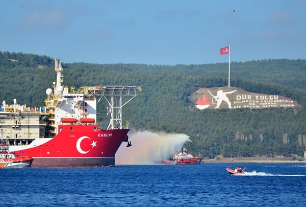 Foto - Çanakkale Boğazı'nda "Kanuni" heyecanı