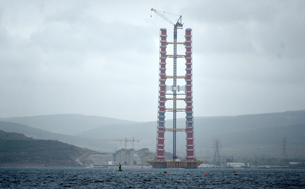Foto - Çanakkale Köprüsü'nde kule yüksekliği 230 metreye ulaştı! 2023 detayı dikkat çekti
