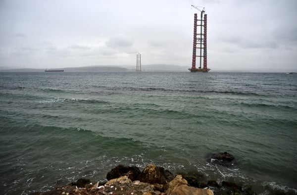Foto - Çanakkale Köprüsü'nde kule yüksekliği 230 metreye ulaştı! 2023 detayı dikkat çekti