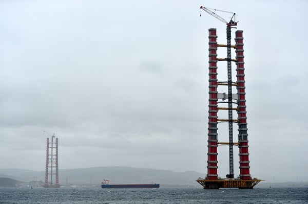 Foto - Çanakkale Köprüsü'nde kule yüksekliği 230 metreye ulaştı! 2023 detayı dikkat çekti