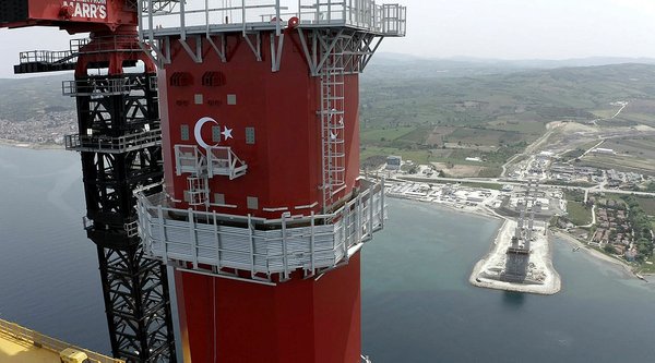 Foto - Çanakkale Köprüsü'nün 318 metrelik ayaklarında zorlu mesai kesintisiz devam ediyor