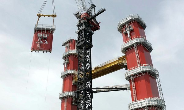 Foto - Çanakkale Köprüsü'nün 318 metrelik ayaklarında zorlu mesai kesintisiz devam ediyor