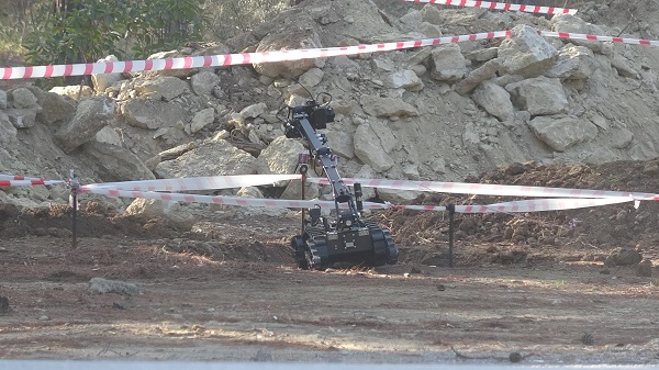 Foto - Çanakkale Savaşı'ndan kaldı! 108 yıllık top mermisi böyle imha edildi