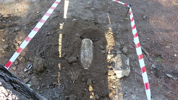 Foto - Çanakkale Savaşı'ndan kaldı! 108 yıllık top mermisi böyle imha edildi