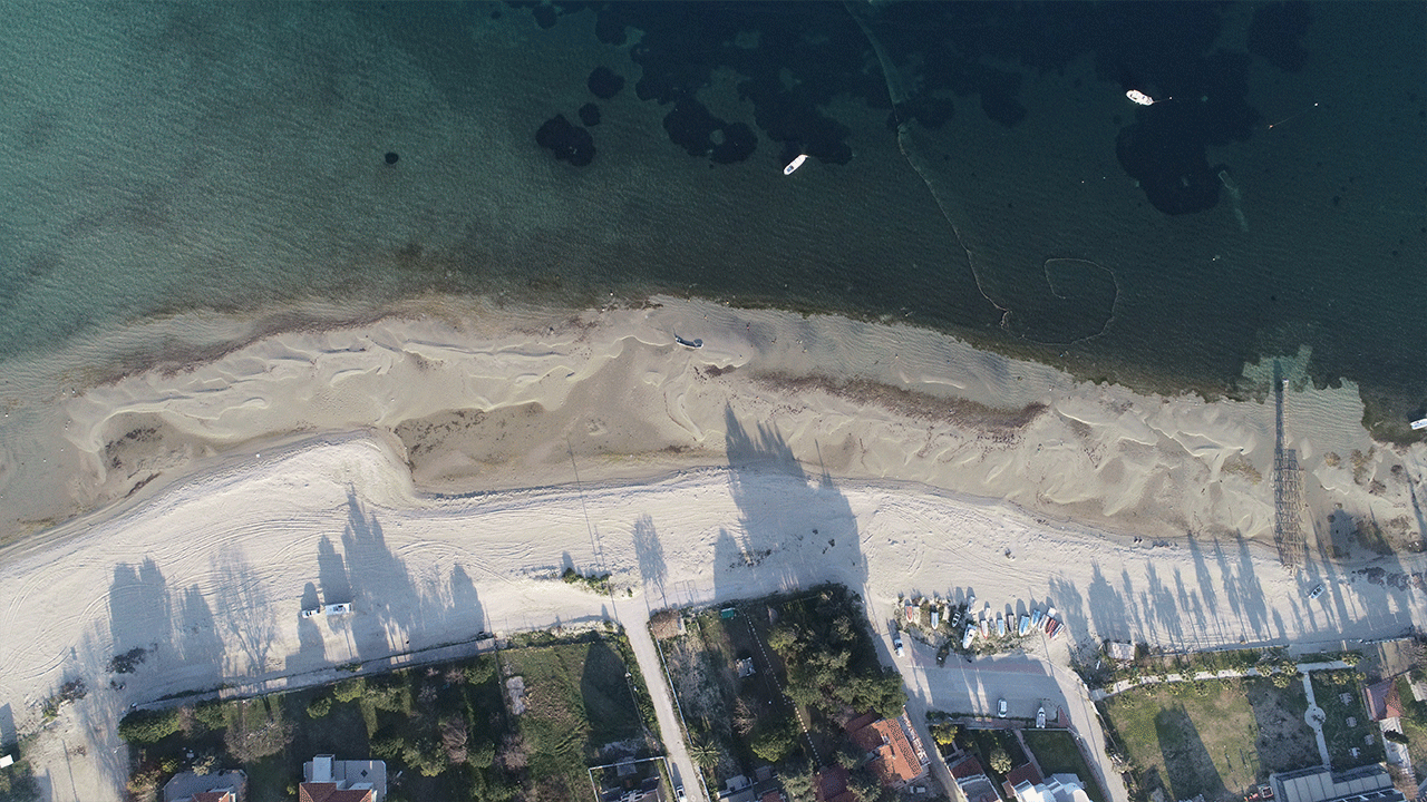 Foto - Çanakkale'de de deniz çekildi! 