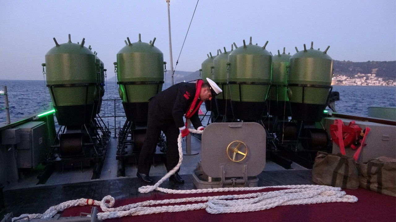 Foto - Çanakkale’de tarihi an! Nusret Mayın Gemisi’nin 110 yıl önceki rotası yeniden canlandırıldı