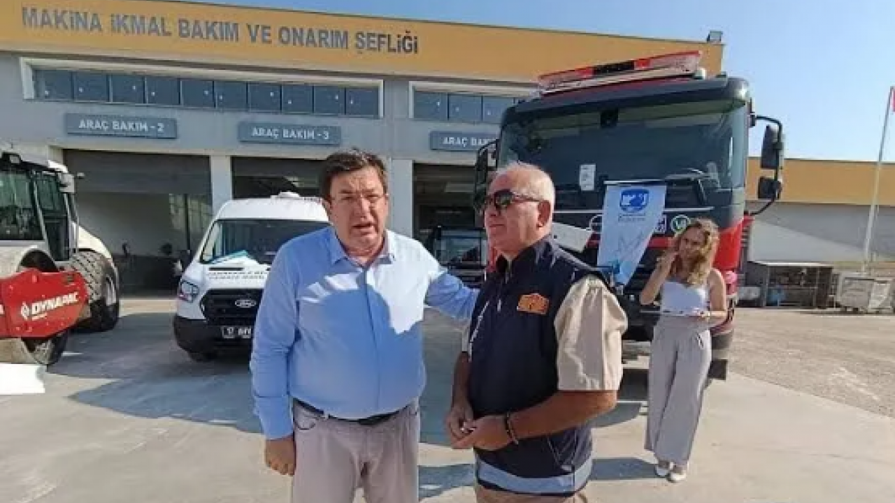 Foto - Çanakkale'deki yangında büyük skandal! CHP'li isim itfaiye aracını kendine ayırdı