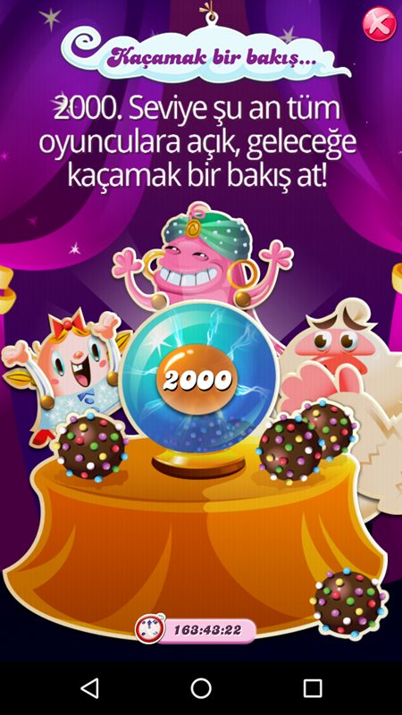 Foto - Candy Crush Saga'nın 2000. seviyesinden başlayın