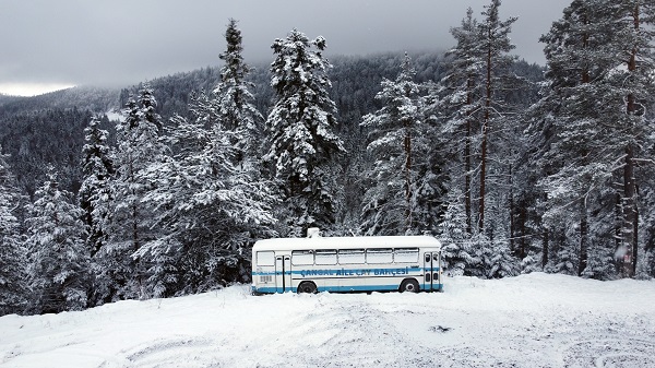 Foto - Çangal Dağı'ndaki kar manzarası havadan görüntülendi