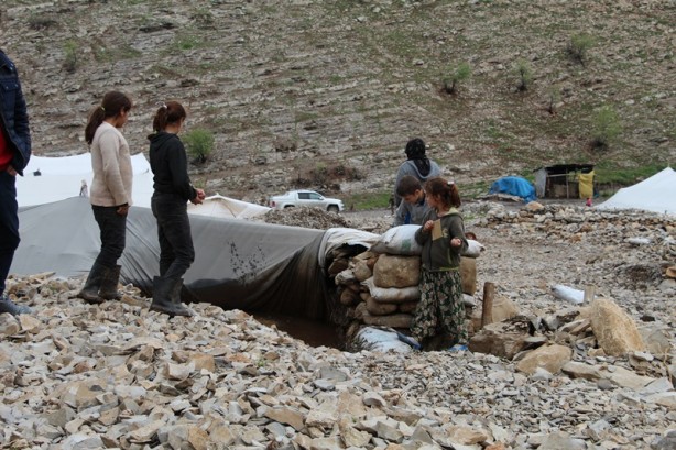 Foto - Canlarını zor kurtardılar! 205 küçükbaş hayvan ise...