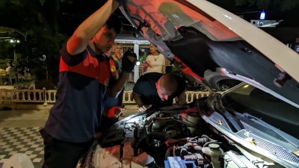 Foto - Çareyi not bırakmakta buldular! Ekipleri peşine takan kedi