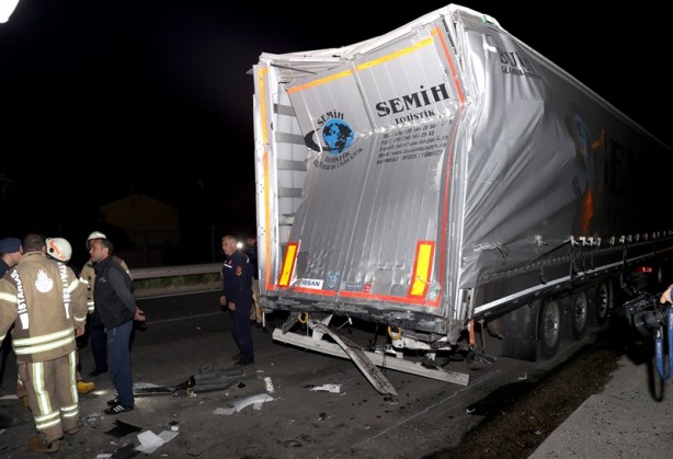 Çatalca'daki trafik kazasında 2 kişi yaralandı