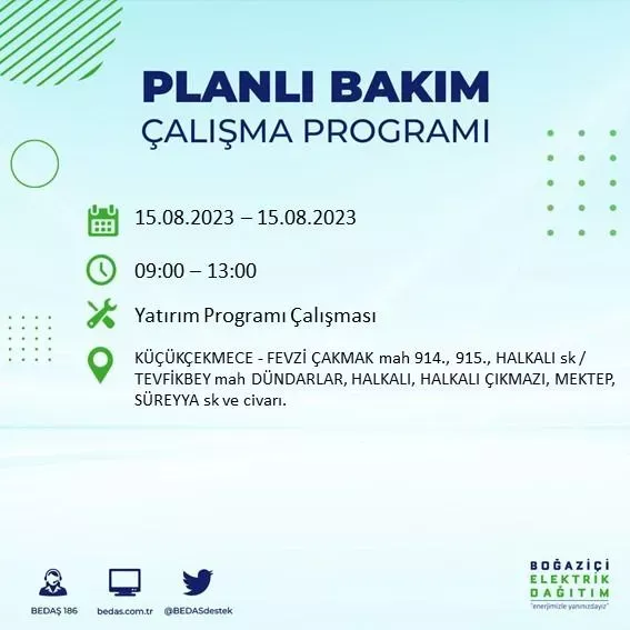 Foto - Çatalca’dan Beylikdüzü’ne Beyoğlu’ndan Güngören’e kadar acil duyuru! Bugüne dikkat…