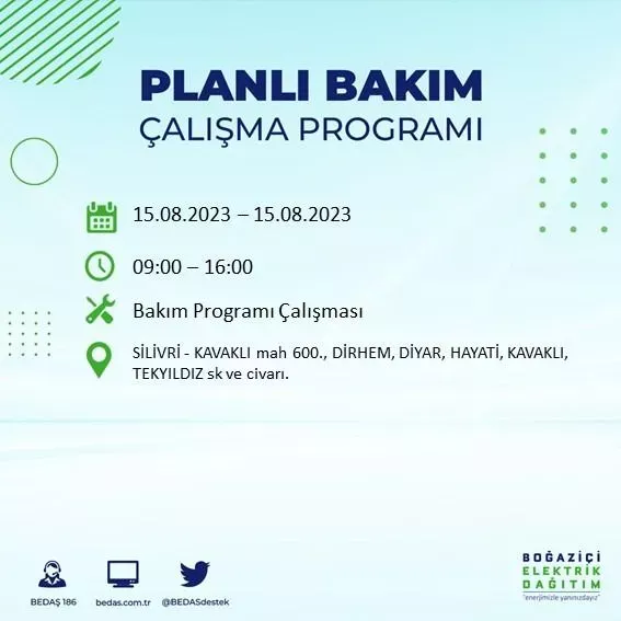 Foto - Çatalca’dan Beylikdüzü’ne Beyoğlu’ndan Güngören’e kadar acil duyuru! Bugüne dikkat…