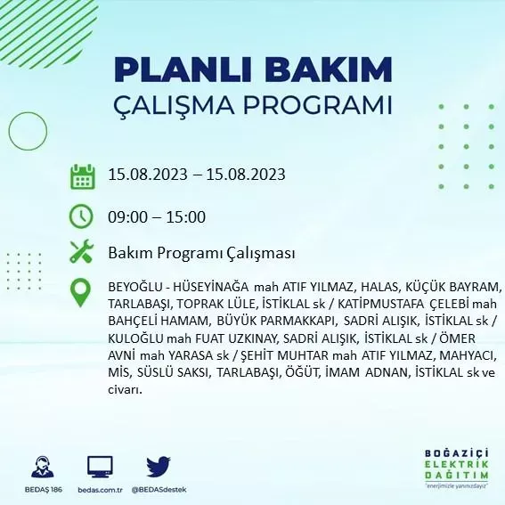 Foto - Çatalca’dan Beylikdüzü’ne Beyoğlu’ndan Güngören’e kadar acil duyuru! Bugüne dikkat…