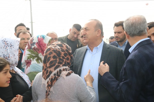 Foto - Çavuşoğlu, Diyarbakır'da Erdoğan'ın sözünü hatırlattı
