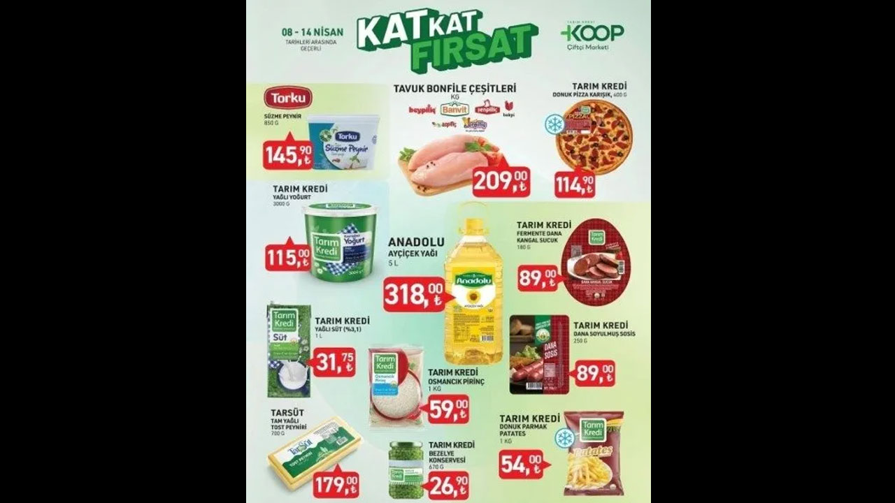 Foto - Çay, yağ, deterjan, pirinç, tuvalet kağıdı ve daha niceleri..! Tarım Kredi'de 10-14 Nisan 2025 fırsatları başladı