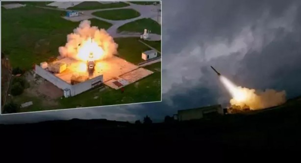 Foto - Çelik Kubbe'nin uzun menzilli sistemi SİPER'den tam isabet